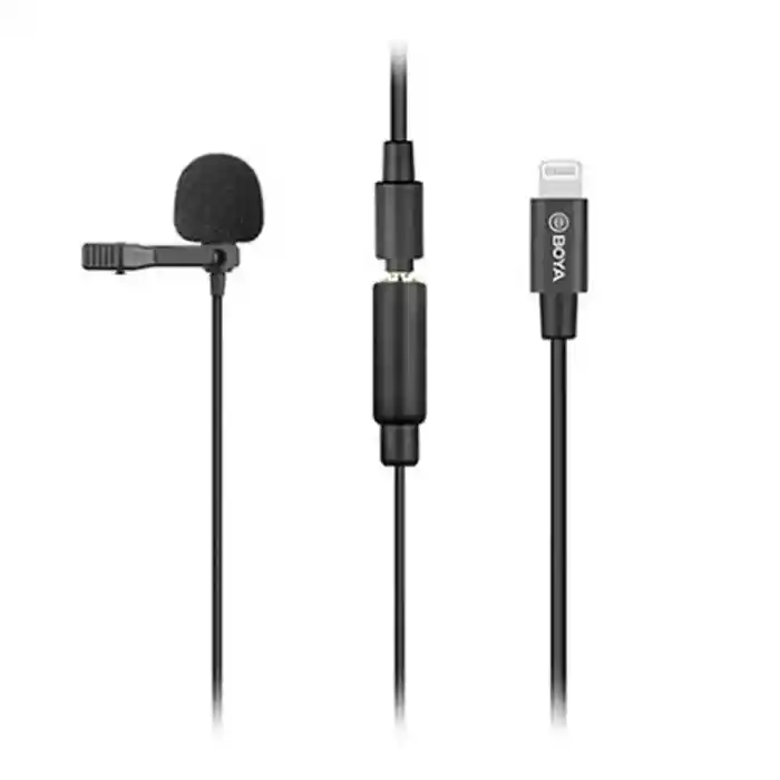 Boya BY-M2 Clip-on Lavalier Microphone For iOS